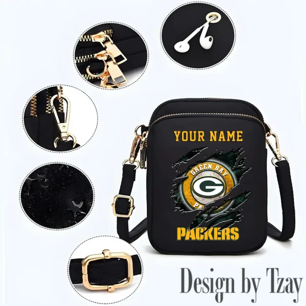 Green Bay Packers Crossbody Bag for Women Shoulder S9CBB691 - Image 3