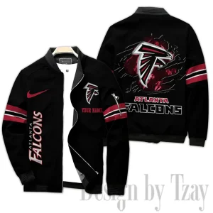 Atlanta Falcons Full Zip Bomber Jacket For Men AZCBJ314
