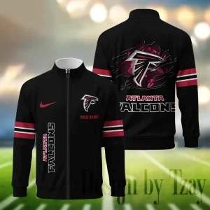 Atlanta Falcons Standing Neck Zipper Jacket SPTSCJAFP101