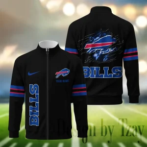 Buffalo Bills Standing Neck Zipper Jacket SPTSCJAFP103