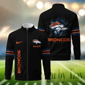 Denver Broncos Standing Neck Zipper Jacket SPTSCJAFP109