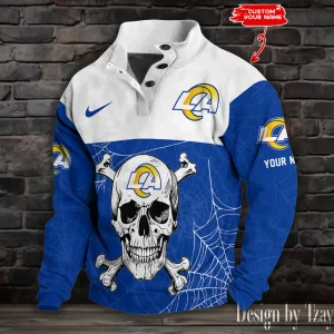 Los Angeles Rams Buttoned Collar Sweatshirt New Design 2025 S9DBSCH2111