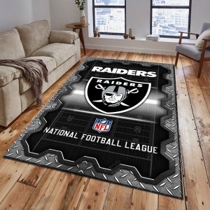 Las Vegas Raiders Custom Rug BGRERUG253