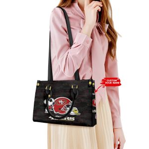 San Francisco 49ers Personalized Leather Fashion Lady Handbag BB115
