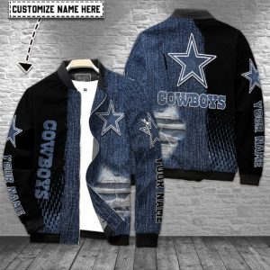Dallas Cowboys Personalized Bomber Jacket AZCBJ143