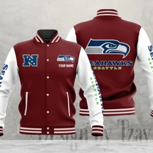 Seattle Seahawks Personalized New Button Jacket Gifts For Fan SPTBBJACKET745
