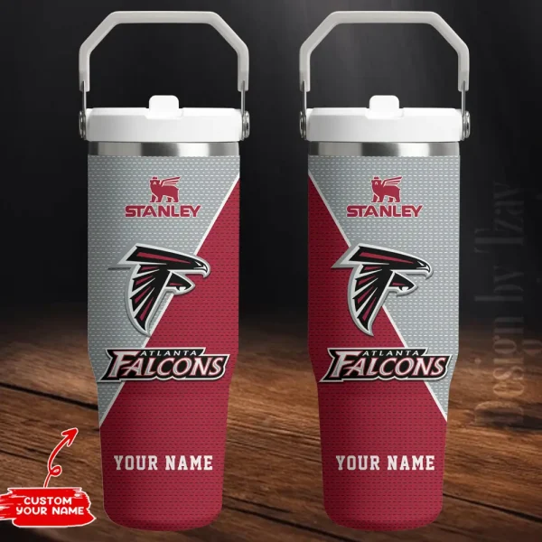 Atlanta Falcons Portable Car Cup Stainless Steel 304 Tumbler Water Bottle 30oz AZFST360