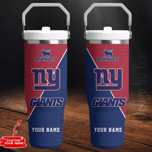 New York Giants Portable Car Cup Stainless Steel 304 Tumbler Water Bottle 30oz AZFST382