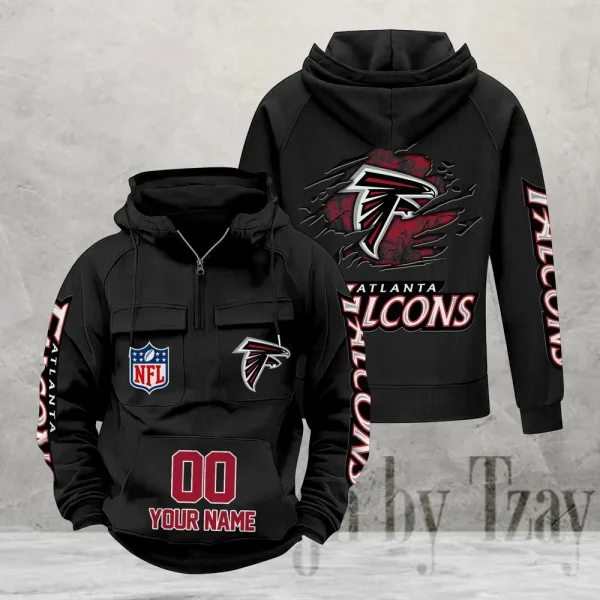 Atlanta Falcons Fashionable Classic Street Hoodie AZVMHD1089 - Image 2