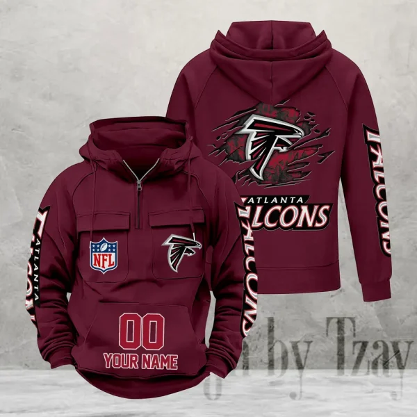 Atlanta Falcons Fashionable Classic Street Hoodie AZVMHD1089 - Image 3