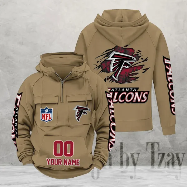 Atlanta Falcons Fashionable Classic Street Hoodie AZVMHD1089 - Image 4