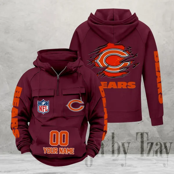 Chicago Bears Fashionable Classic Street Hoodie AZVMHD1093 - Image 2
