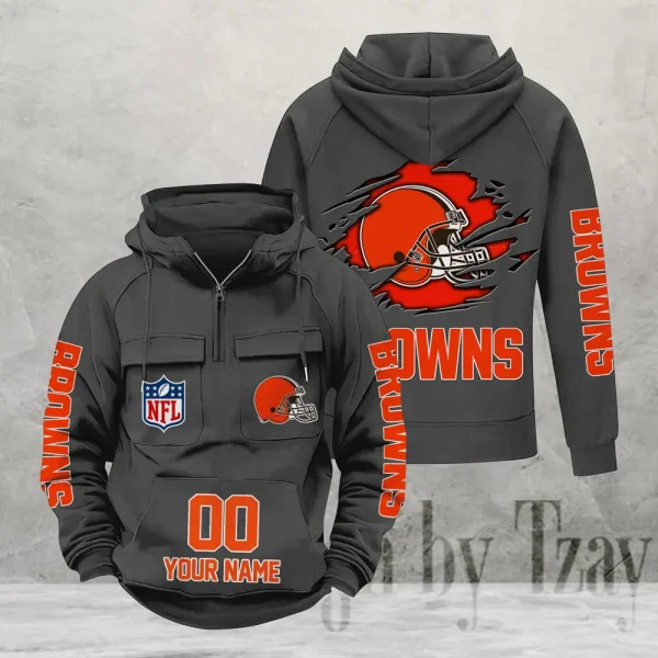 Cleveland Browns Fashionable Classic Street Hoodie AZVMHD1095 - Image 2