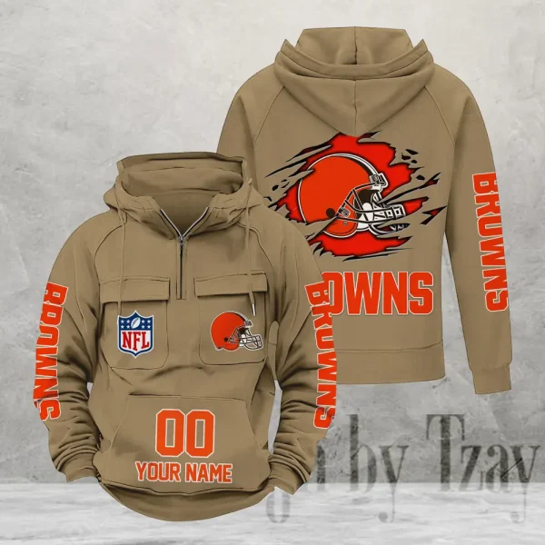 Cleveland Browns Fashionable Classic Street Hoodie AZVMHD1095 - Image 3