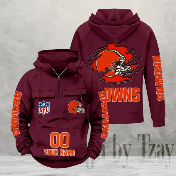 Cleveland Browns Fashionable Classic Street Hoodie AZVMHD1095 - Image 5