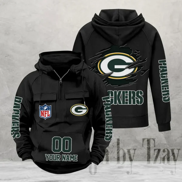 Green Bay Packers Fashionable Classic Street Hoodie AZVMHD1099 - Image 4