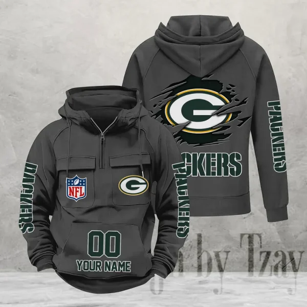 Green Bay Packers Fashionable Classic Street Hoodie AZVMHD1099 - Image 5