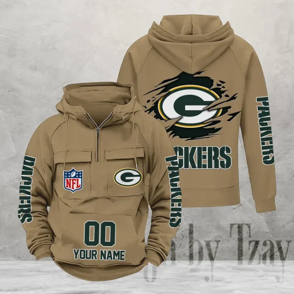 Green Bay Packers Fashionable Classic Street Hoodie AZVMHD1099 - Image 6