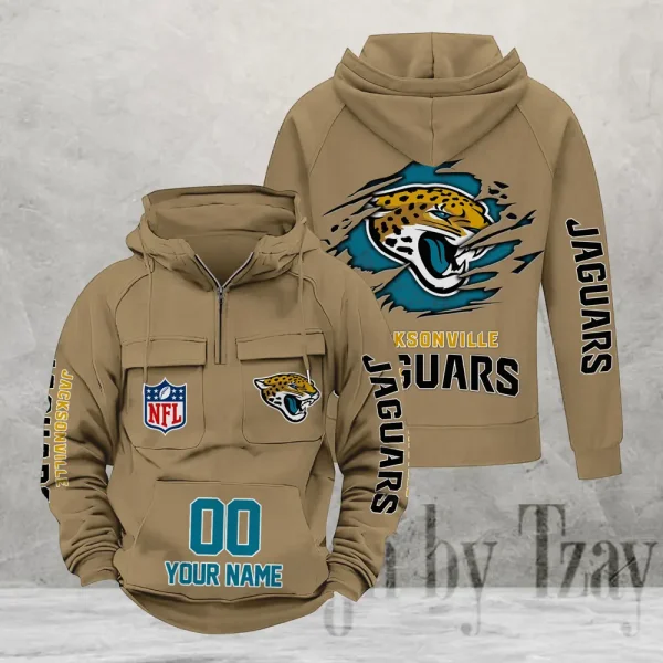 Jacksonville Jaguars Fashionable Classic Street Hoodie AZVMHD1102 - Image 2