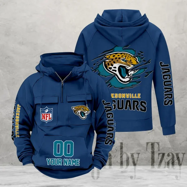 Jacksonville Jaguars Fashionable Classic Street Hoodie AZVMHD1102 - Image 3