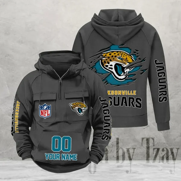 Jacksonville Jaguars Fashionable Classic Street Hoodie AZVMHD1102 - Image 5
