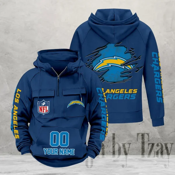 Los Angeles Chargers Fashionable Classic Street Hoodie AZVMHD1105 - Image 2