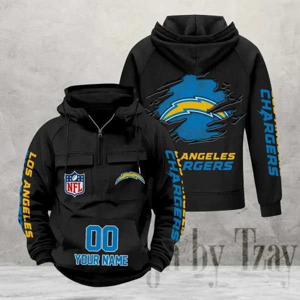 Los Angeles Chargers Fashionable Classic Street Hoodie AZVMHD1105 - Image 3