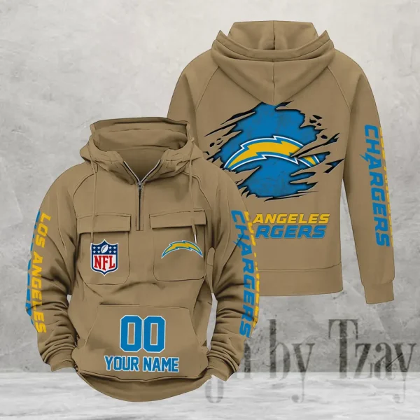 Los Angeles Chargers Fashionable Classic Street Hoodie AZVMHD1105 - Image 5