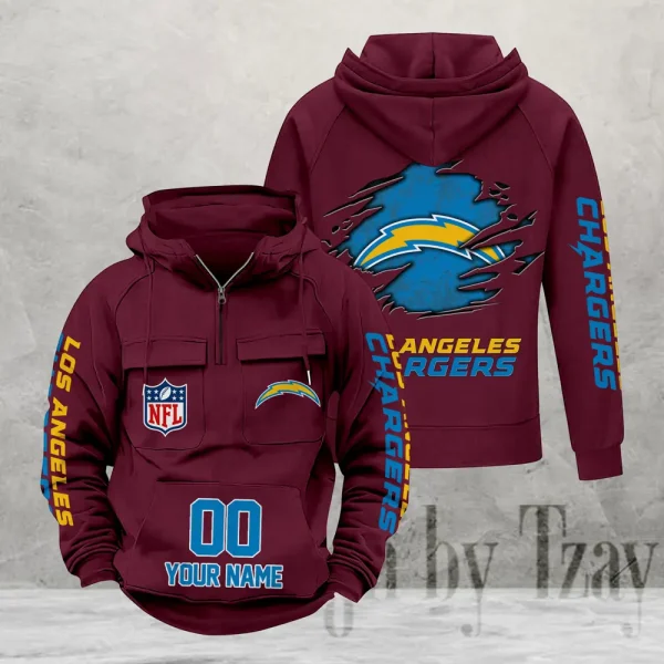 Los Angeles Chargers Fashionable Classic Street Hoodie AZVMHD1105 - Image 6
