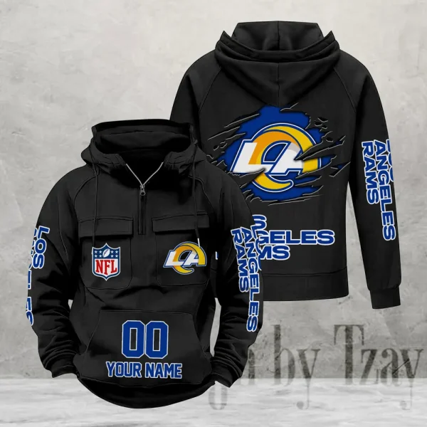 Los Angeles Rams Fashionable Classic Street Hoodie AZVMHD1106 - Image 5