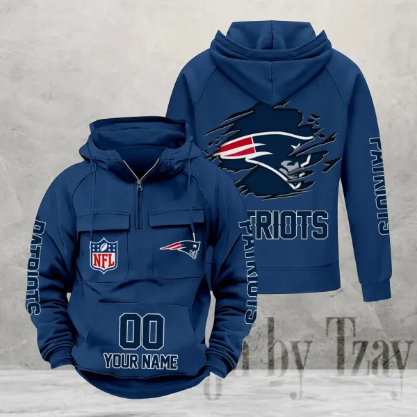 New England Patriots Fashionable Classic Street Hoodie AZVMHD1109 - Image 5