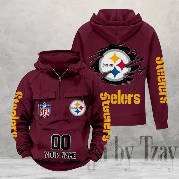 Pittsburgh Steelers Fashionable Classic Street Hoodie AZVMHD1114 - Image 2