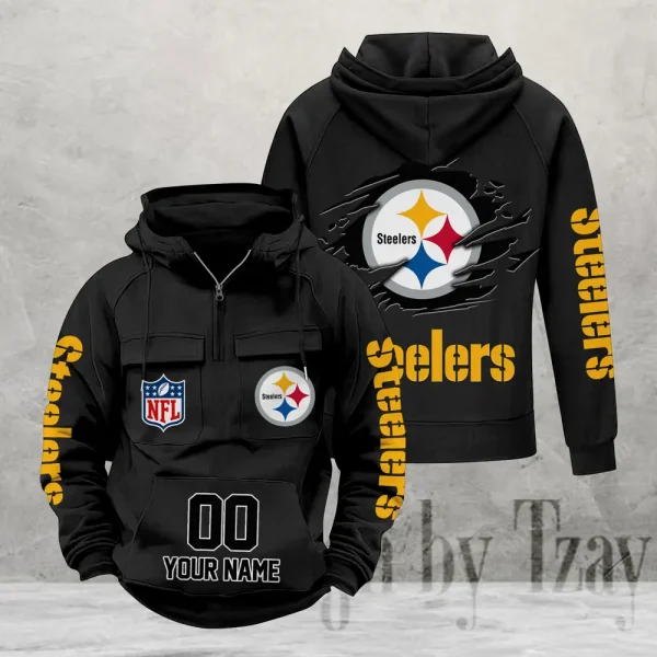 Pittsburgh Steelers Fashionable Classic Street Hoodie AZVMHD1114 - Image 5