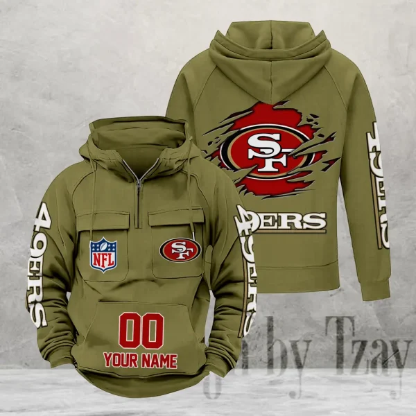 San Francisco 49ers Fashionable Classic Street Hoodie AZVMHD1115 - Image 5