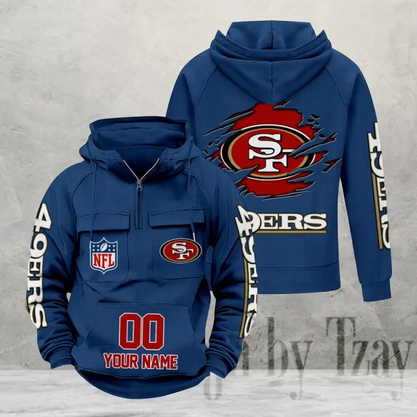 San Francisco 49ers Fashionable Classic Street Hoodie AZVMHD1115 - Image 6