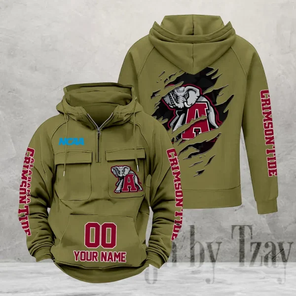 Alabama Crimson Tide Fashionable Classic Street Hoodie AZVMHD1120 - Image 5