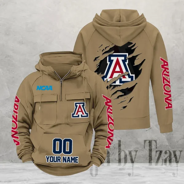 Arizona Wildcats Fashionable Classic Street Hoodie AZVMHD1122 - Image 2