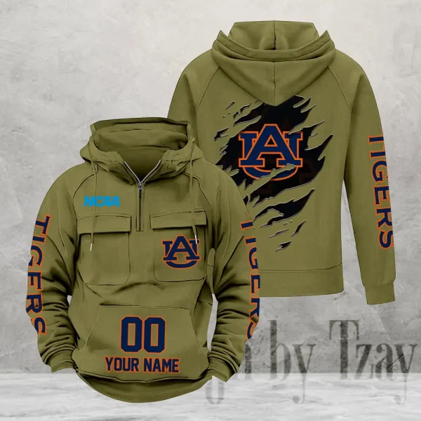 Auburn Tigers Fashionable Classic Street Hoodie AZVMHD1125 - Image 2