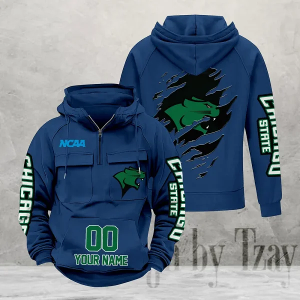 Chicago State Cougars Fashionable Classic Street Hoodie AZVMHD1135 - Image 4