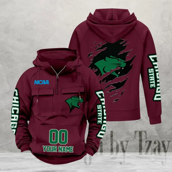 Chicago State Cougars Fashionable Classic Street Hoodie AZVMHD1135 - Image 5