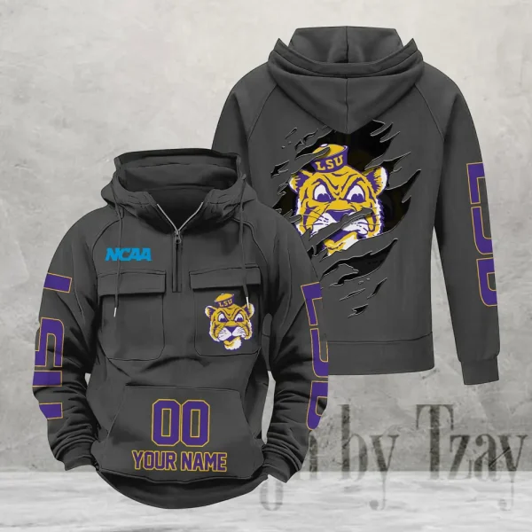 LSU Tigers Fashionable Classic Street Hoodie AZVMHD1145