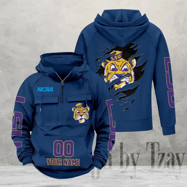 LSU Tigers Fashionable Classic Street Hoodie AZVMHD1145 - Image 4
