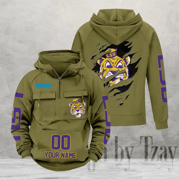 LSU Tigers Fashionable Classic Street Hoodie AZVMHD1145 - Image 5