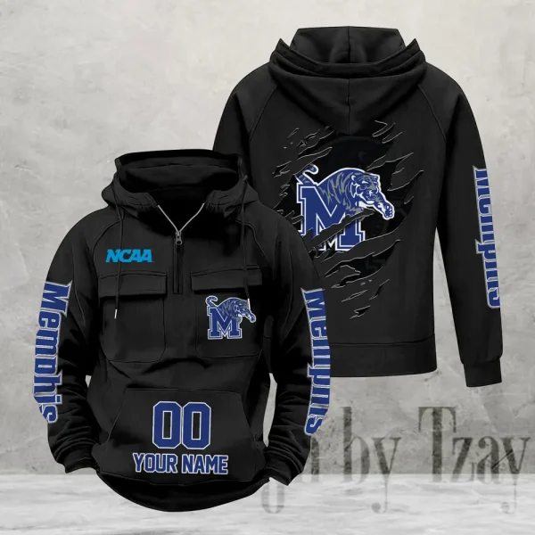 Memphis Tigers Fashionable Classic Street Hoodie AZVMHD1146 - Image 2