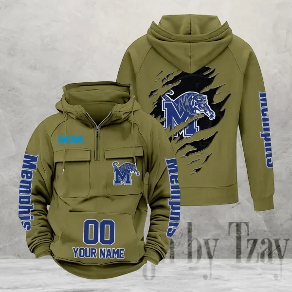 Memphis Tigers Fashionable Classic Street Hoodie AZVMHD1146 - Image 5
