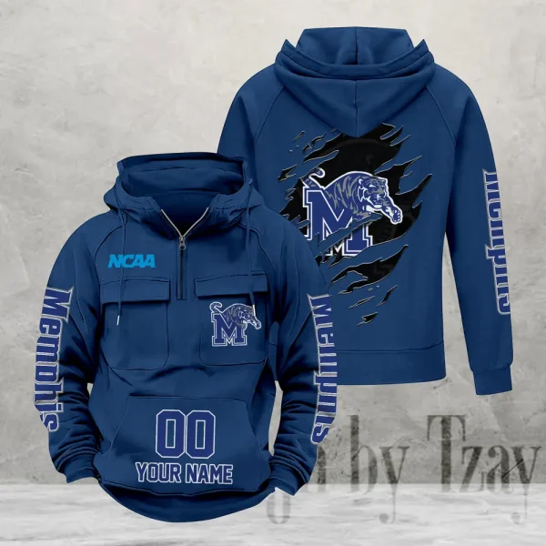 Memphis Tigers Fashionable Classic Street Hoodie AZVMHD1146 - Image 6