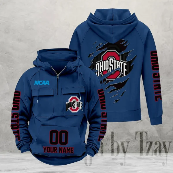 Ohio State Buckeyes Fashionable Classic Street Hoodie AZVMHD1150 - Image 3