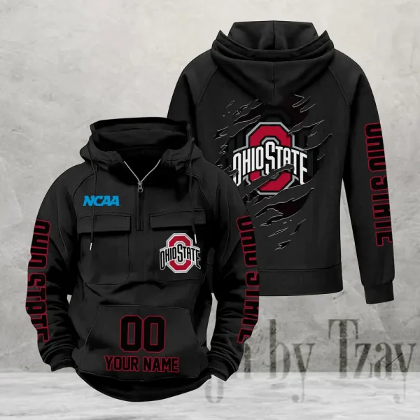 Ohio State Buckeyes Fashionable Classic Street Hoodie AZVMHD1150 - Image 6