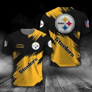 Pittsburgh Steelers Trendy Men's 3D Printed T-shirt Fashion O-neck 2025 AZTS1611