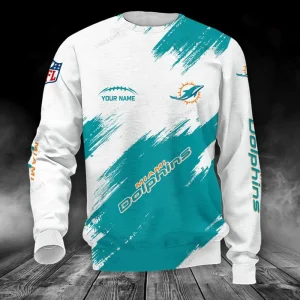 Miami Dolphins NFL Crewneck Sweatshirt BGRSW707